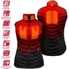 image:imageGerbing 7V Womens Khione Puffer Heated Vest 20Black